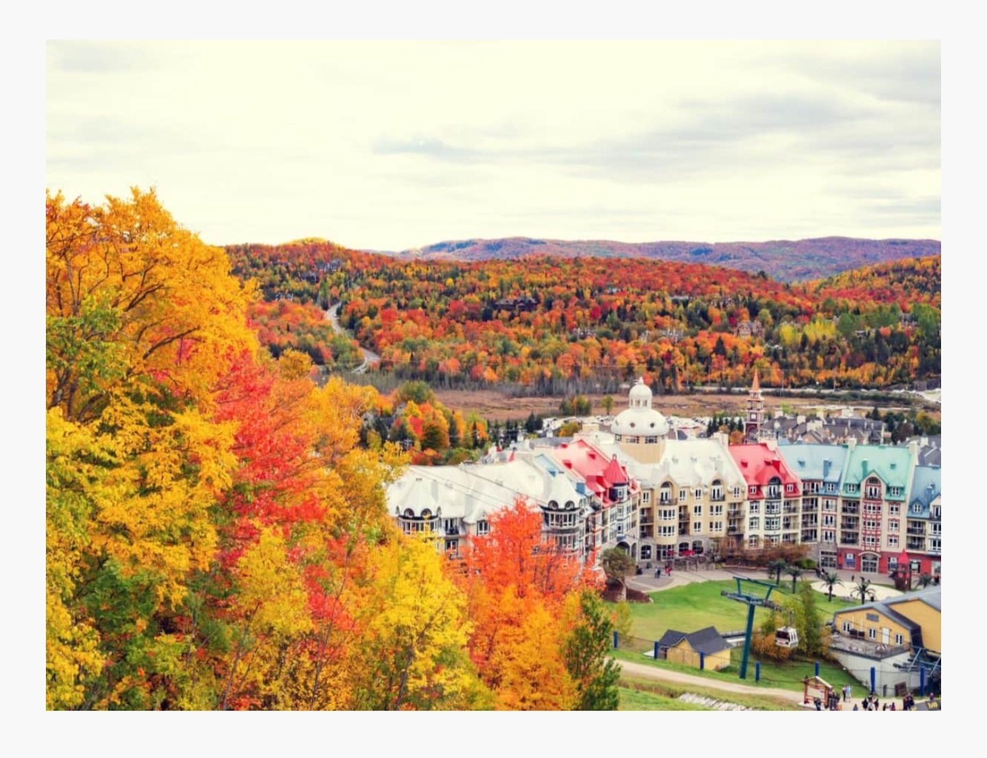 Mont-Tremblant fall colours - visitor photo