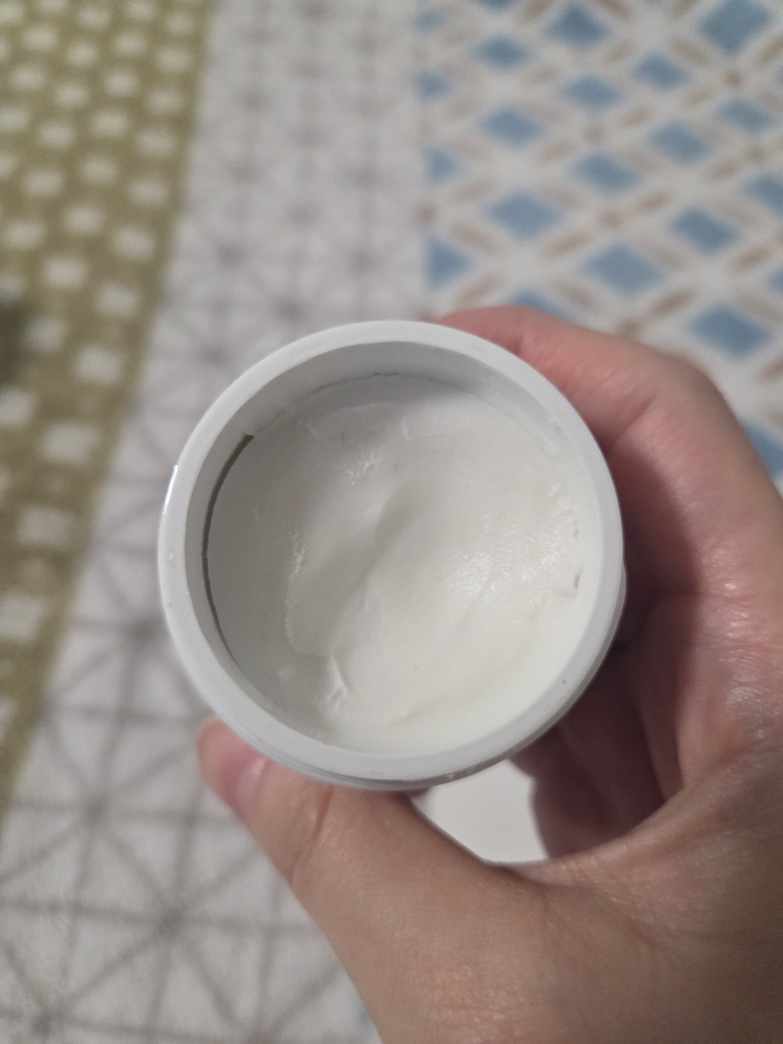 Thick balm texture of Kiehl's overnight mask